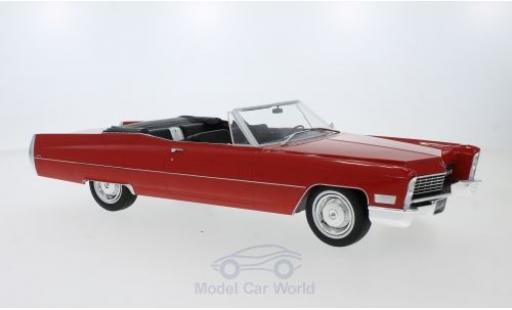 Cadillac Deville 1/18 KK Scale DeVille Convertibile rosso 1968 modellino in miniatura