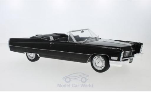 Cadillac Deville 1/18 KK Scale DeVille Convertibile nero 1968 modellino in miniatura