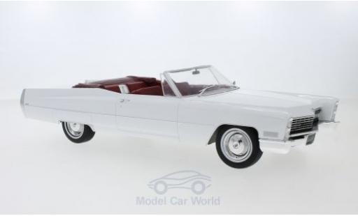 Cadillac Deville 1/18 KK Scale DeVille Convertibile bianco 1968 modellino in miniatura