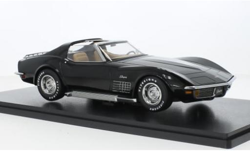Chevrolet Corvette 1/18 KK Scale (C3) metallise schwarz 1972 1:18 modellino in miniatura