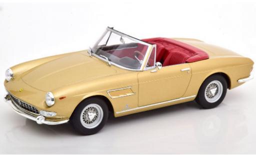 Ferrari 275 1/18 KK Scale GTS Pininfarina Spyder gold 1964 mit abnehmbarem Softtop modellino in miniatura
