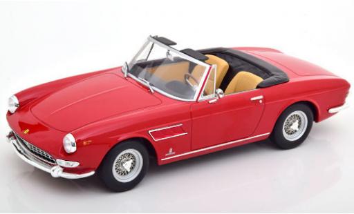 Ferrari 275 1/18 KK Scale GTS Pininfarina Spyder rosso 1964 Softtop liegt bei Interieurfarbe: Beige modellino in miniatura
