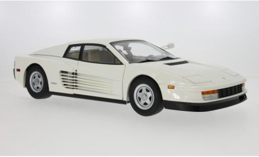 Ferrari Testarossa 1/12 KK Scale Monospecchio weiss 1984 1:12 modellino in miniatura