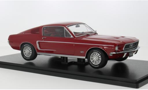 Ford Mustang 1/18 KK Scale GT Fastback rot 1968 1:18 modellino in miniatura