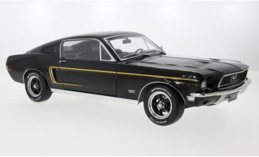 Ford Mustang 1/12 KK Scale GT Fastback schwarz 1968 1:12 modellino in miniatura