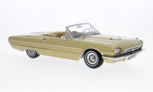 Ford Thunderbird 1/18 KK Scale Cabriolet gold 1966 1:18 modellino in miniatura