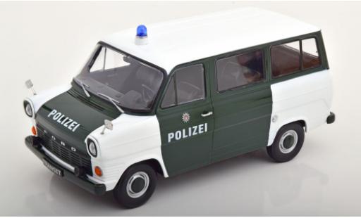 Ford Transit 1/18 KK Scale MK 1 Bus bianco/verde Polizei Hamburg 1965 modellino in miniatura