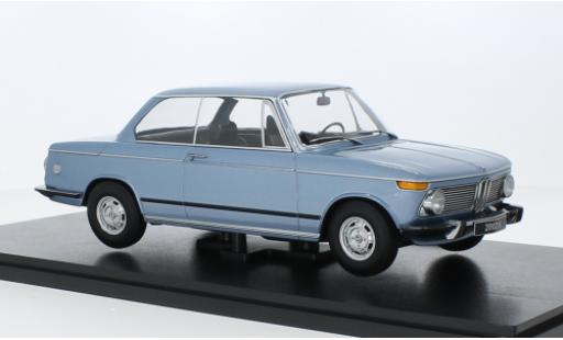 Bmw 2002 1/18 KK Scale ti metallise blu clair 1971 modellino in miniatura