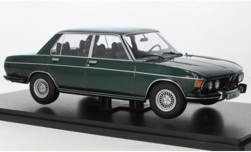 Bmw 3.0 1/18 KK Scale S (E3) metallise verde foncé 1971 modellino in miniatura