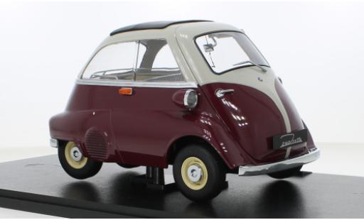 Bmw Isetta 1/12 KK Scale 250 rosso/grigio 1959 modellino in miniatura