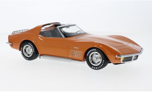 Chevrolet Corvette 1/18 KK Scale (C3) metallise orange 1972 modellino in miniatura