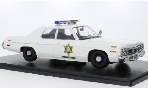 Dodge Monaco 1/18 KK Scale Hazzard County Sheriff 1974 modellino in miniatura