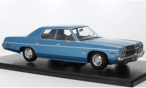 Dodge Monaco 1/18 KK Scale metallise blu 1974 modellino in miniatura