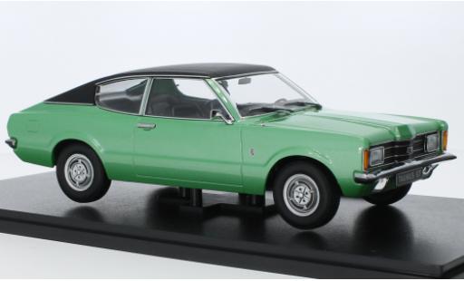 Ford Taunus 1/18 KK Scale (TC I) GT Coupe metallise vert/nero 1971 modellino in miniatura