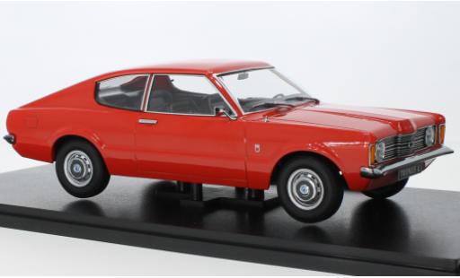 Ford Taunus 1/18 KK Scale (TC I) L Coupe rosso clair 1971 modellino in miniatura