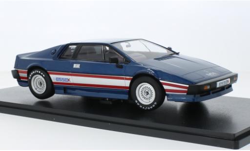 Lotus Esprit 1/18 KK Scale Turbo metallise blu/d RHD 1981 modellino in miniatura