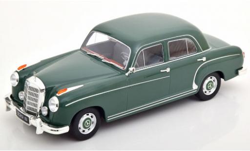 Mercedes 220 1/18 KK Scale S Limousine (W180 II) verde 1956 modellino in miniatura