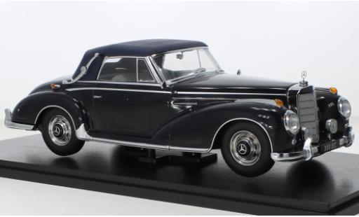 Mercedes 300 1/18 KK Scale SC (W188) Cabriolet blu/blu 1957 modellino in miniatura