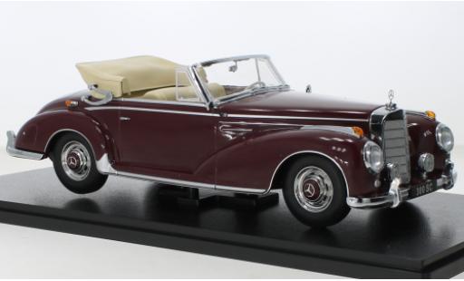 Mercedes 300 1/18 KK Scale SC (W188) Cabriolet rosso 1957 modellino in miniatura