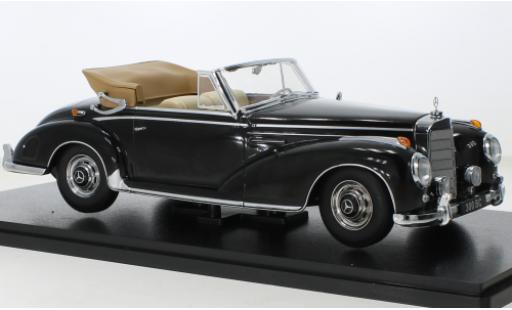 Mercedes 300 1/18 KK Scale SC (W188) Cabriolet nero 1957 modellino in miniatura