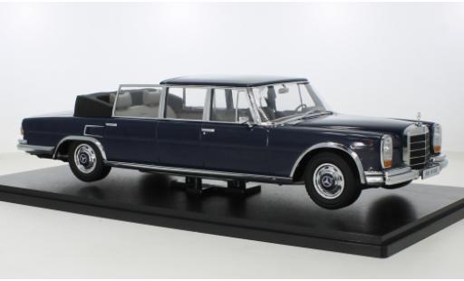 Mercedes 600 1/18 KK Scale (W100) Landaulet blu 1964 modellino in miniatura