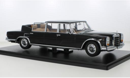 Mercedes 600 1/18 KK Scale (W100) Landaulet nero 1964 modellino in miniatura