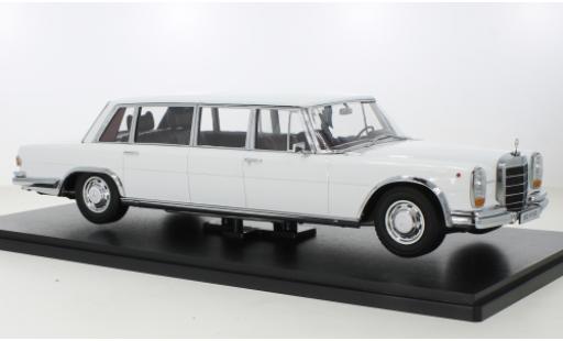 Mercedes 600 1/18 KK Scale (W100) Pullman bianco 1964 modellino in miniatura