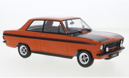 Opel Kadett 1/18 KK Scale B Sport rosso/matt-nero 1973 modellino in miniatura