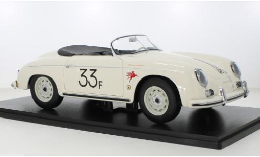 Porsche 356 1/12 KK Scale A Speedster bianco No.33 James 1955 modellino in miniatura