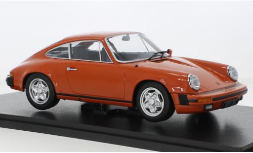 Porsche 930 1/18 KK Scale 911 SC orange 1978 modellino in miniatura
