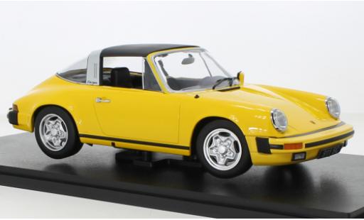 Porsche 930 Targa 1/18 KK Scale 911 SC giallo 1978 modellino in miniatura