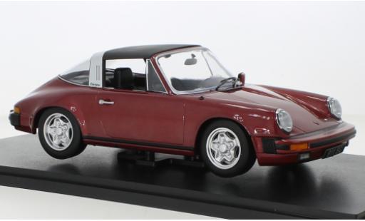 Porsche 930 Targa 1/18 KK Scale 911 SC metallise rosso 1978 modellino in miniatura