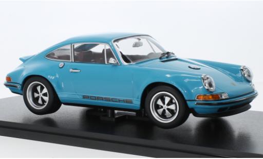 Porsche 911 1/18 KK Scale Singer blu clair modellino in miniatura