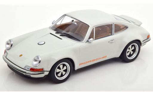 Porsche 911 1/18 KK Scale Singer grigio modellino in miniatura