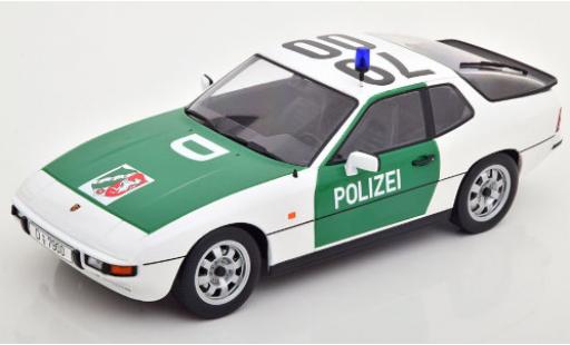 Porsche 924 1/18 KK Scale Autobahnpolizei Düsseldorf 1985 modellino in miniatura