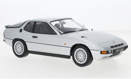 Porsche 924 1/18 KK Scale Turbo grigio 1986 modellino in miniatura