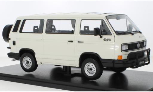 Volkswagen T3 1/18 KK Scale Bus Syncro bianco 1987 modellino in miniatura