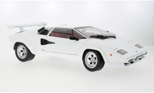 Lamborghini Countach 1/12 KK Scale LP 5000S QV weiss 1985 1:12 modellino in miniatura