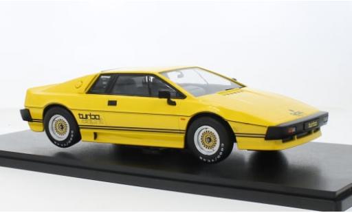Lotus Esprit 1/18 KK Scale Turbo gelb RHD 1981 1:18 modellino in miniatura