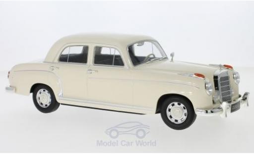 Mercedes 220 1/18 KK Scale S Limousine (W180 II) beige 1956 modellino in miniatura