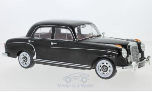 Mercedes 220 1/18 KK Scale S Limousine (W180 II) nero 1956 modellino in miniatura
