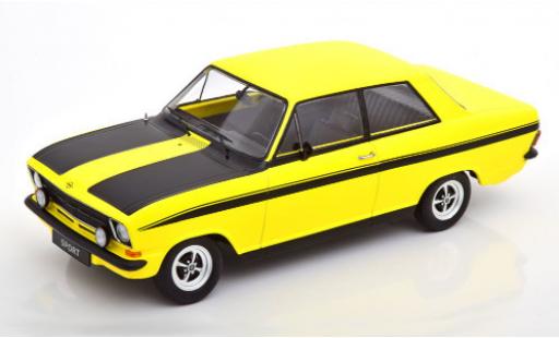 Opel Kadett 1/18 KK Scale B Sport giallo/matt-nero 1973 modellino in miniatura