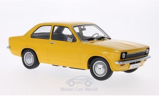 Opel Kadett E 1/18 KK Scale C Limousine giallo Türen und Hauben sind nicht zu öffnen modellino in miniatura