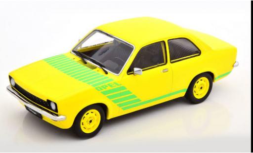 Opel Kadett 1/18 KK Scale C Swinger giallo/verde 1973 modellino in miniatura
