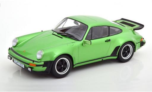 Porsche 930 Turbo 1/18 KK Scale 911 Turbo 3.0 () metallico verde 1976 modellino in miniatura