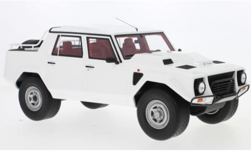 Lamborghini LM 1/18 GT Spirit 002 bianco modellino in miniatura