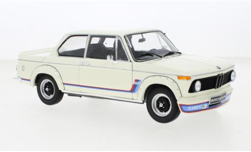 Bmw 2002 1/18 Kyosho Turbo bianco 1973 modellino in miniatura