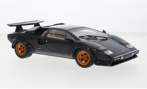 Lamborghini Countach 1/18 Kyosho Walter Wolf blu modellino in miniatura