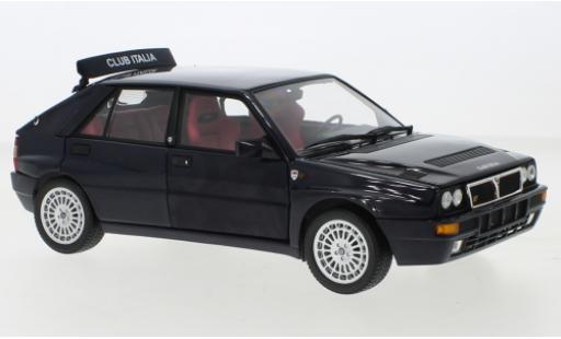 Lancia Delta 1/18 Kyosho HF Integrale Club Italia metallise blu modellino in miniatura
