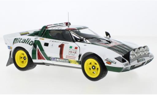 Lancia Stratos 1/18 Kyosho HF No.1 Alitalia Rallye WM Rallye Monte Carlo 1977 modellino in miniatura